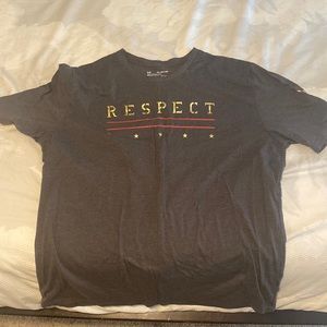 Under armour project rock respect t-shirt